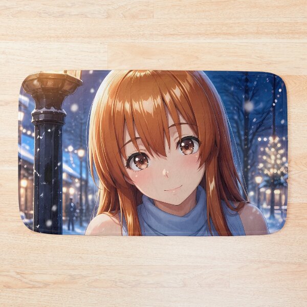 Item preview, Aina Yoshiwara Grand Blue Snowy Lantern Evening designed and sold by Dashsopaner.