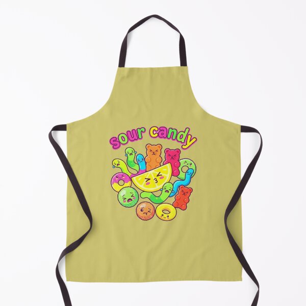 Item preview, Sour Candy Kawaii Design – Cute Gummy Bears, Sour Worms & Lemon Candy Cartoon Illustration designed and sold by morning sun.