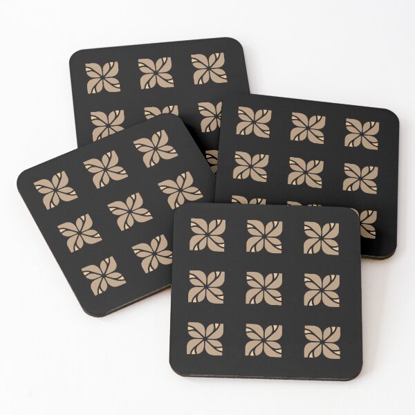 Item preview, ​Minimalist Gold Floral Geometric Pattern designed and sold by Jyoti-Quotes.