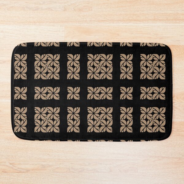 Item preview, ​Minimalist Gold Floral Geometric Pattern designed and sold by Jyoti-Quotes.