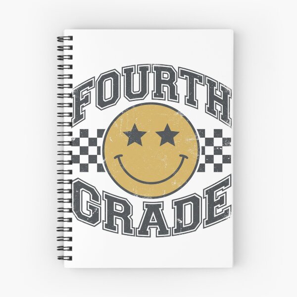 Item preview, Fourth Grade Smiley Face Art Print - Retro Groovy Star Eyes Back to School Student Gift designed and sold by raedattia.