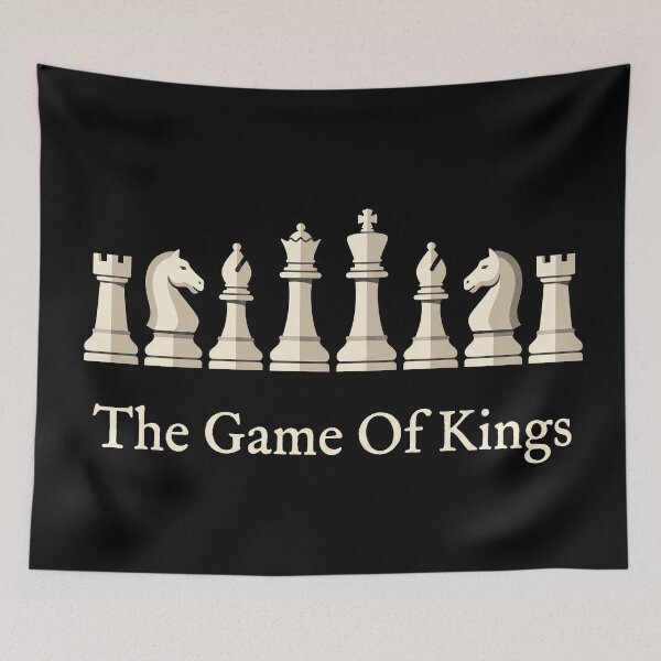 Item preview, The Game Of Kings – Chess Gift Chess Player Elegant Chess Pieces Classic Chess designed and sold by Sekla-Studio.