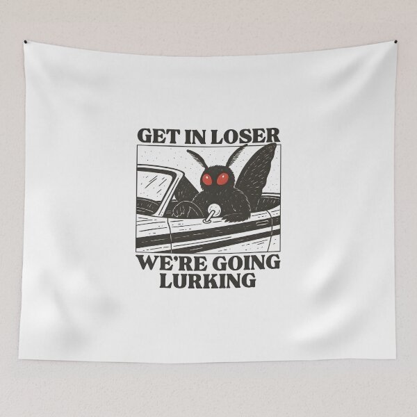 Item preview, Get In Loser We're Going Lurking Funny Cryptid designed and sold by jimmyneo.