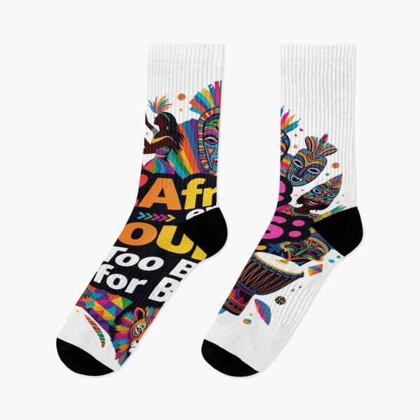 Item preview, L'Afrique en Couleurs: Too Bright for Basic! | Colorful African Culture Festival Art | Tribal Masks | Lion | Afro Pride | Vibrant Travel Graphic T-Shirt, Sticker & Wall Art designed and sold by Sushikidsntod.