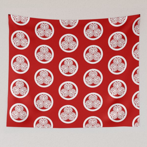 Item preview, Samurai Aoinogomon Tokugawaieyasu Kamon WhiteRedtile / Japanese Crest designed and sold by 戦国まーけっと SENGOKU MARKET.