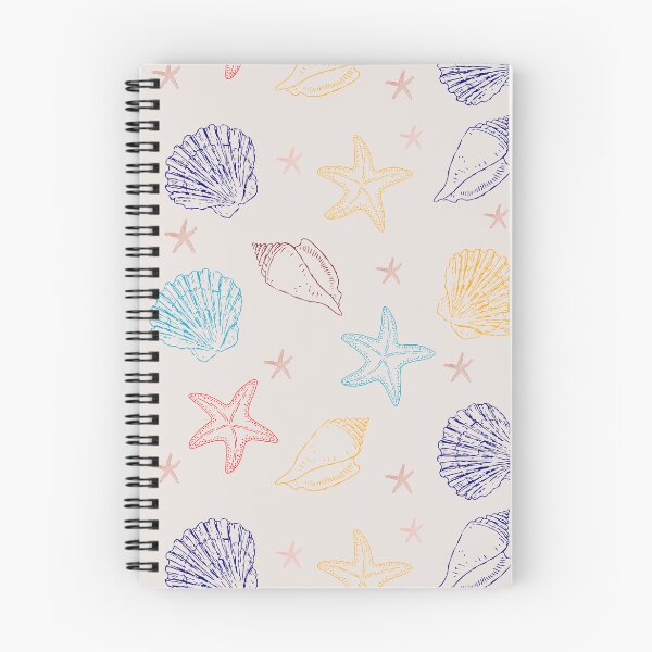 Item preview, Summer Bliss Hand Drawn Starfish  Conch Shell Scallop Shell Doodle designed and sold by LibertyHub.
