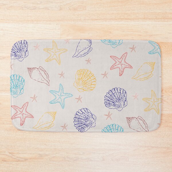 Item preview, Summer Bliss Hand Drawn Starfish  Conch Shell Scallop Shell Doodle designed and sold by LibertyHub.