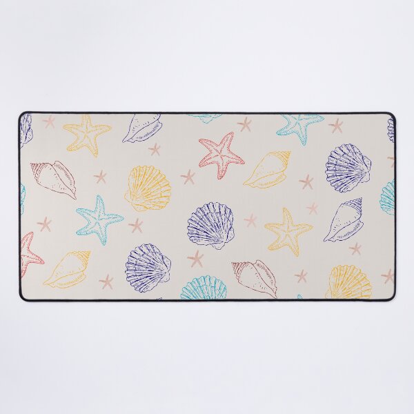 Item preview, Summer Bliss Hand Drawn Starfish Conch Shell Scallop Shell Doodle designed and sold by LibertyHub.