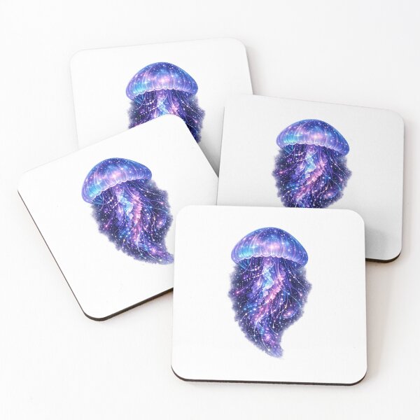Item preview, Cosmic Jellyfish Galaxy | Celestial Space Creature Fantasy Art designed and sold by FAZ-DESIGNS.