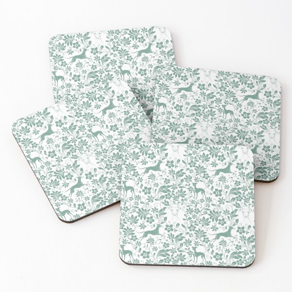 Item preview, Italian Greyhound Floral Pattern | Elegant Botanical Dog Design Green designed and sold by WildLakePatterns.
