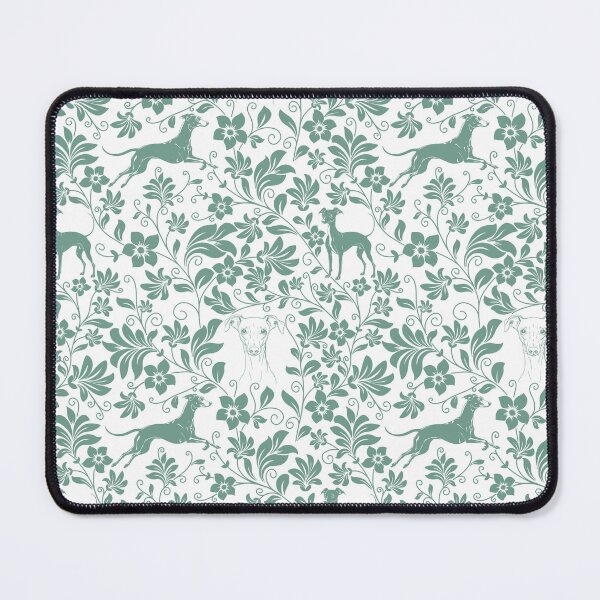 Item preview, Italian Greyhound Floral Pattern | Elegant Botanical Dog Design Green designed and sold by WildLakePatterns.