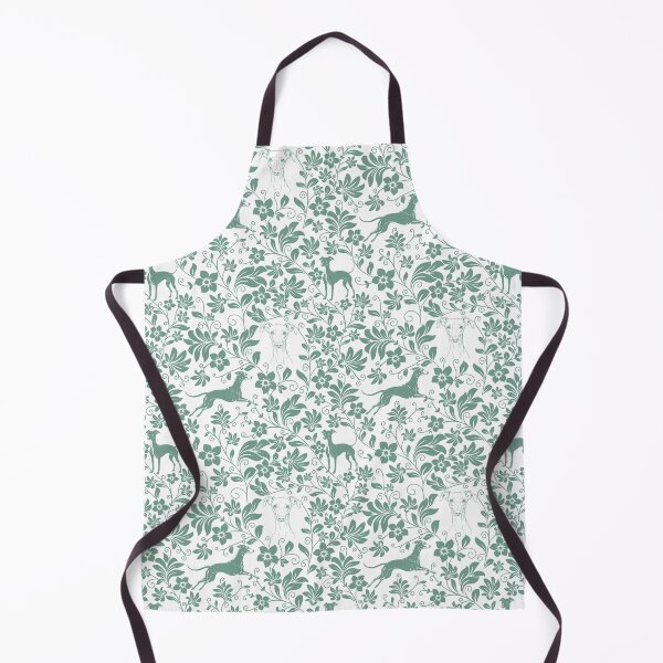 Item preview, Italian Greyhound Floral Pattern | Elegant Botanical Dog Design Green designed and sold by WildLakePatterns.