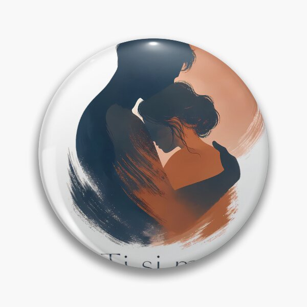Item preview, You Are My Whole World Romantic Couple Silhouette Art  designed and sold by DignityLab.