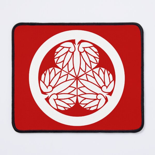 Item preview, Samurai Aoinogomon Tokugawaieyasu Kamon WhiteRed / Japanese Crest designed and sold by 戦国まーけっと SENGOKU MARKET.