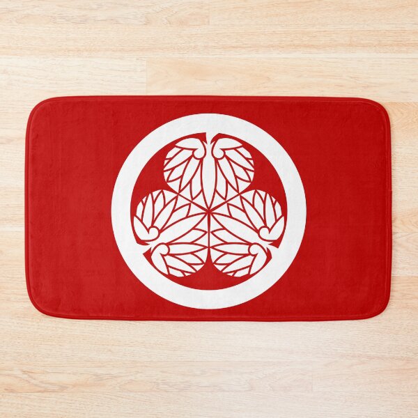 Item preview, Samurai Aoinogomon Tokugawaieyasu Kamon WhiteRed / Japanese Crest designed and sold by 戦国まーけっと SENGOKU MARKET.