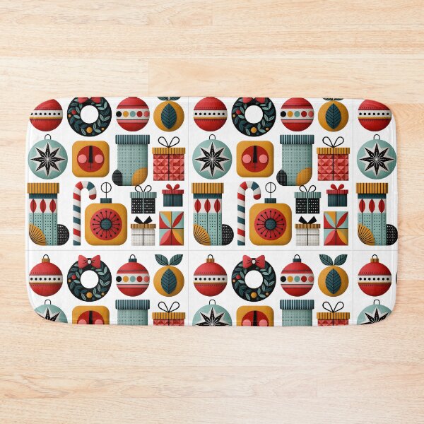 Item preview, Trendy Geometric Christmas Ornaments and Gifts designed and sold by colorful-white.