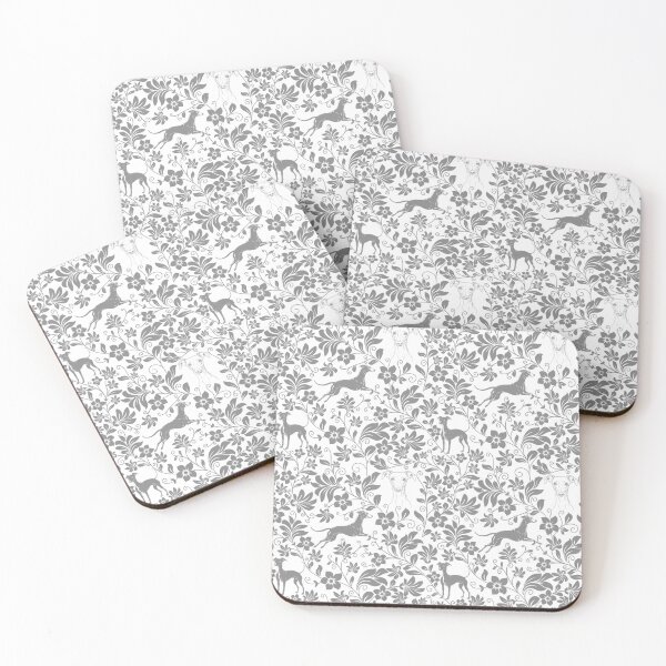 Item preview, Italian Greyhound Floral Pattern | Elegant Botanical Dog Design Grey designed and sold by WildLakePatterns.