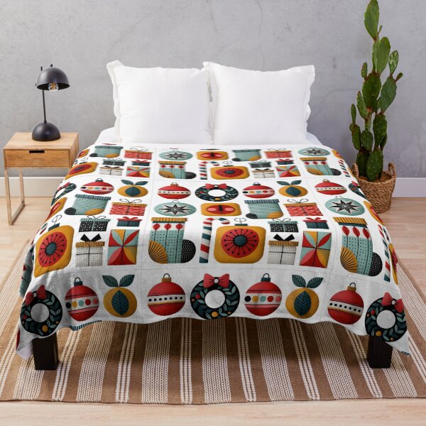 Item preview, Trendy Geometric Christmas Ornaments and Gifts designed and sold by colorful-white.