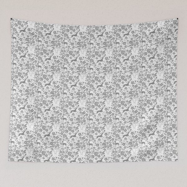 Item preview, Italian Greyhound Floral Pattern | Elegant Botanical Dog Design Grey designed and sold by WildLakePatterns.