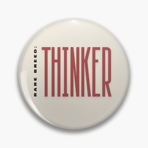 Item preview, Rare Breed Thinker – Unique Mind, Independent Spirit, Common Sense Quote designed and sold by AnimalVibes.