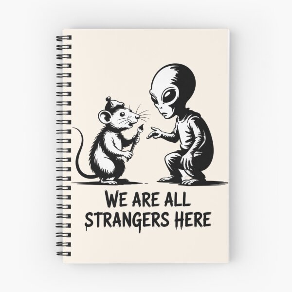 Item preview, Banksy Alien - We are all strangers here designed and sold by 123ks.