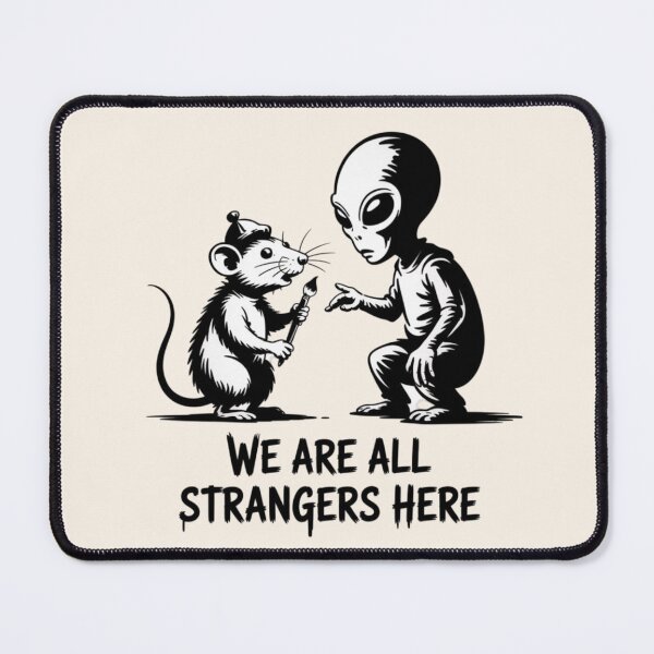 Item preview, Banksy Alien - We are all strangers here designed and sold by 123ks.