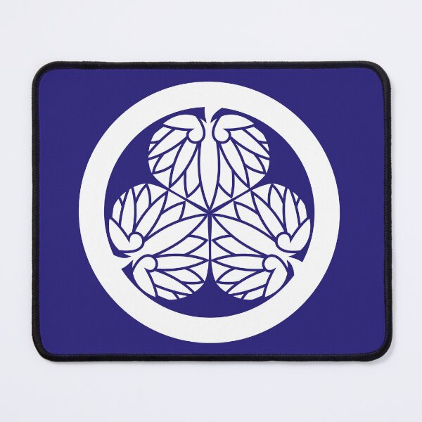 Item preview, Samurai Aoinogomon Tokugawaieyasu Kamon WhiteBlue / Japanese Crest designed and sold by 戦国まーけっと SENGOKU MARKET.