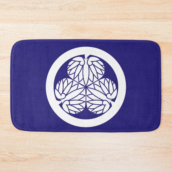 Item preview, Samurai Aoinogomon Tokugawaieyasu Kamon WhiteBlue / Japanese Crest designed and sold by 戦国まーけっと SENGOKU MARKET.