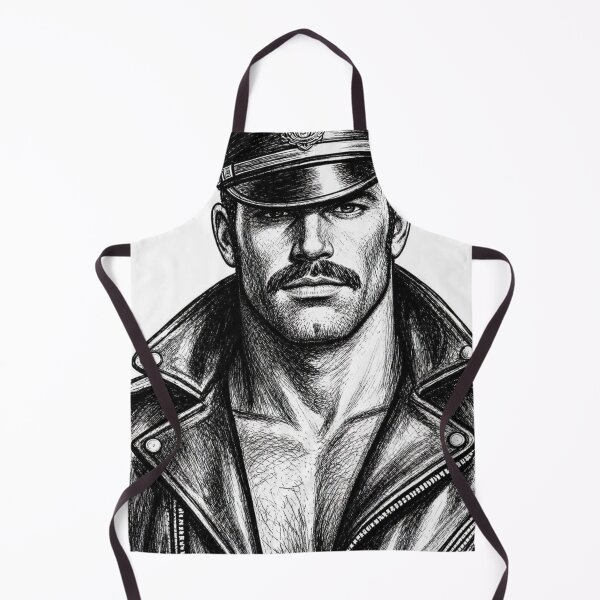 Item preview, Gay Leather Biker Heat Berlin Bar Art Design designed and sold by ItsAKinkThing.