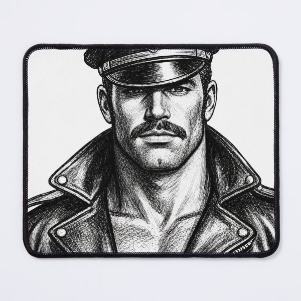 Item preview, Gay Leather Biker Heat Berlin Bar Art Design designed and sold by ItsAKinkThing.