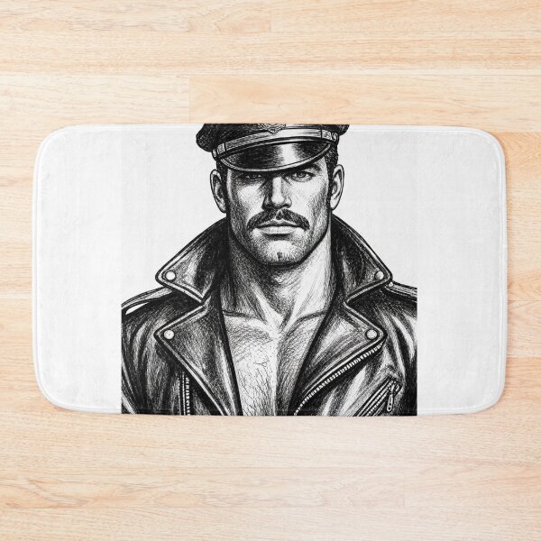 Item preview, Gay Leather Biker Heat Berlin Bar Art Design designed and sold by ItsAKinkThing.