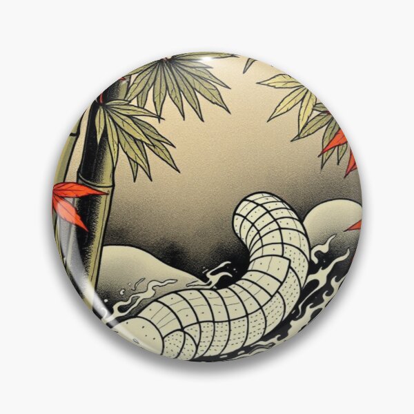 Item preview, Velvet Worm Japanese Ukiyo-e Style | Vintage Nature Illustration designed and sold by MystiColo.