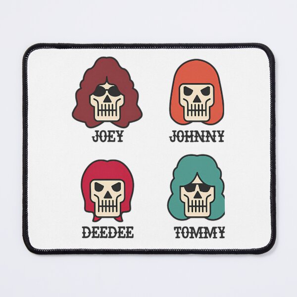 Item preview, Four Stylized Skull Band Portraits designed and sold by PanchoVillalon.