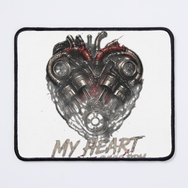 Item preview, Mechanical Heart – My Heart Beats at 9000 RPM designed and sold by Neon Torque.