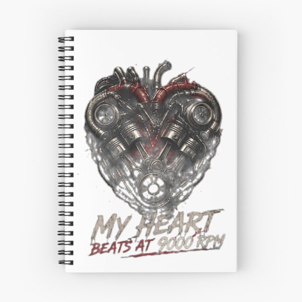 Item preview, Mechanical Heart – My Heart Beats at 9000 RPM designed and sold by Neon Torque.