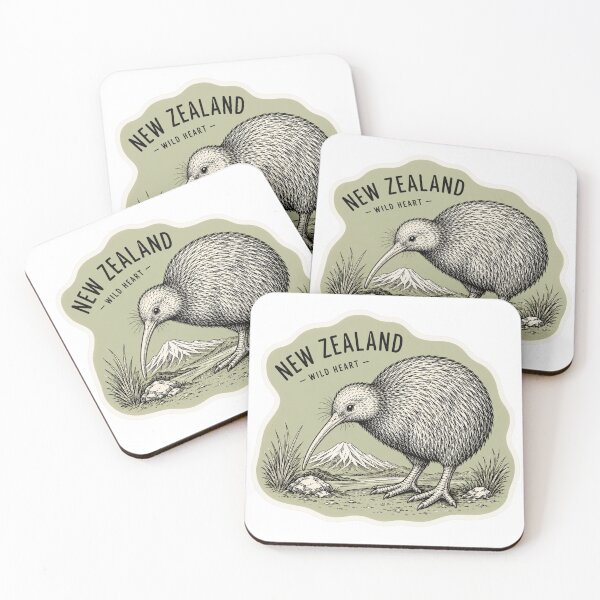 Item preview, Kiwi Bird New Zealand Travel Art  designed and sold by PamLeeDesign.