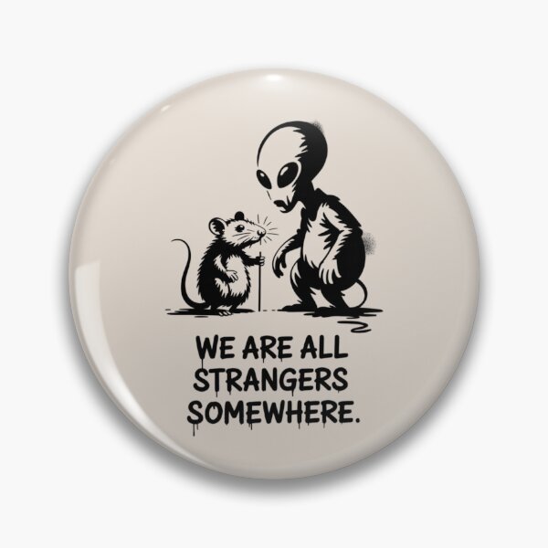 Item preview, Banksy Alien - We are all strangers somewhere designed and sold by 123ks.