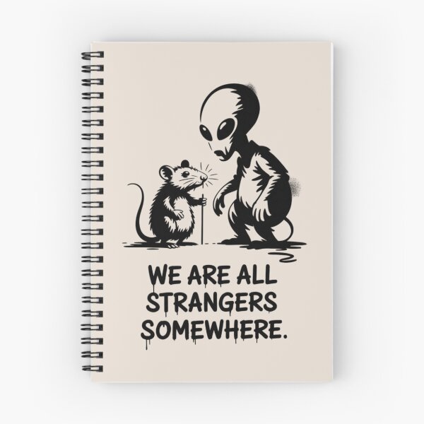 Item preview, Banksy Alien - We are all strangers somewhere designed and sold by 123ks.