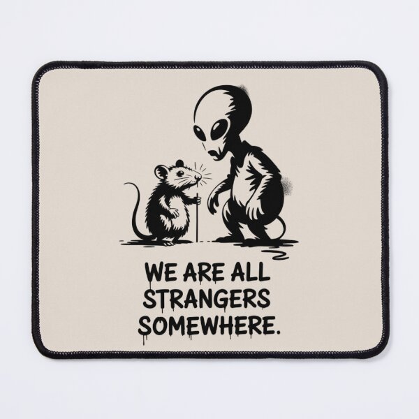 Item preview, Banksy Alien - We are all strangers somewhere designed and sold by 123ks.