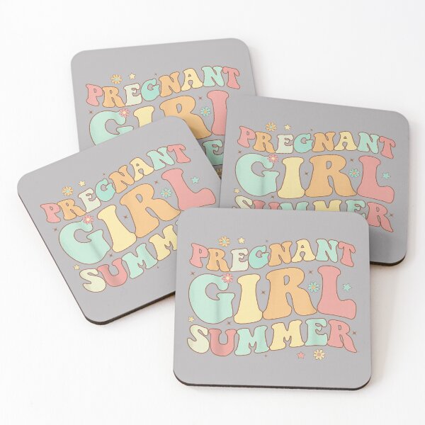 Item preview, Groovy Pregnancy Reveal Pregnant Girl Summer Baby Shower designed and sold by GreggRoss.