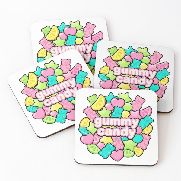 Item preview, Gummy Candy Kawaii Design – Cute Gummy Bears, Hearts & Fruit Candy Cartoon Illustration designed and sold by morning sun.
