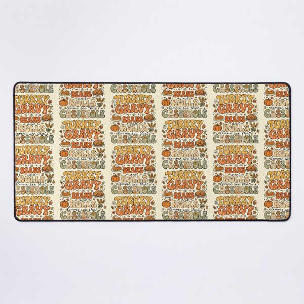 Item preview, Turkey Gravy Beans and Rolls Lemme See That Casserole Funny Thanksgiving Groovy Retro designed and sold by Yellowriversss.