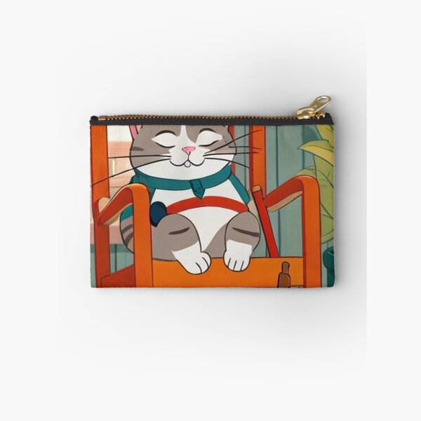 Item preview, Illustration - Relaxed Domestic Cat, Warm and Nostalgic Ambiance designed and sold by World-Pets.