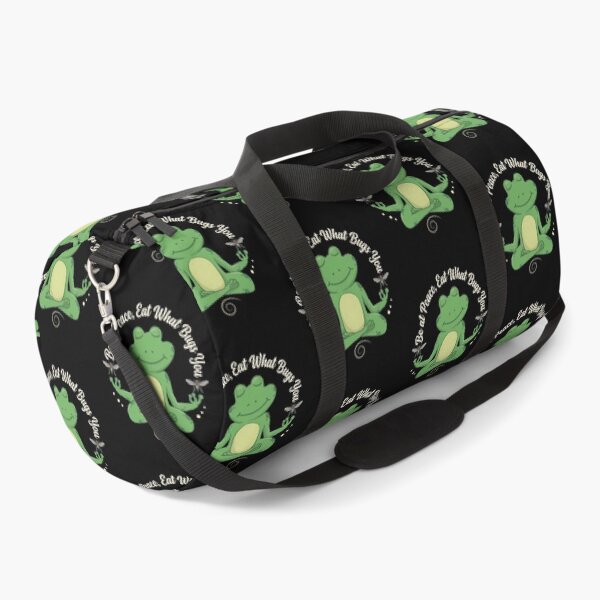 Item preview, Be at Peace Eat What Bugs You Frog Yoga designed and sold by carololy.