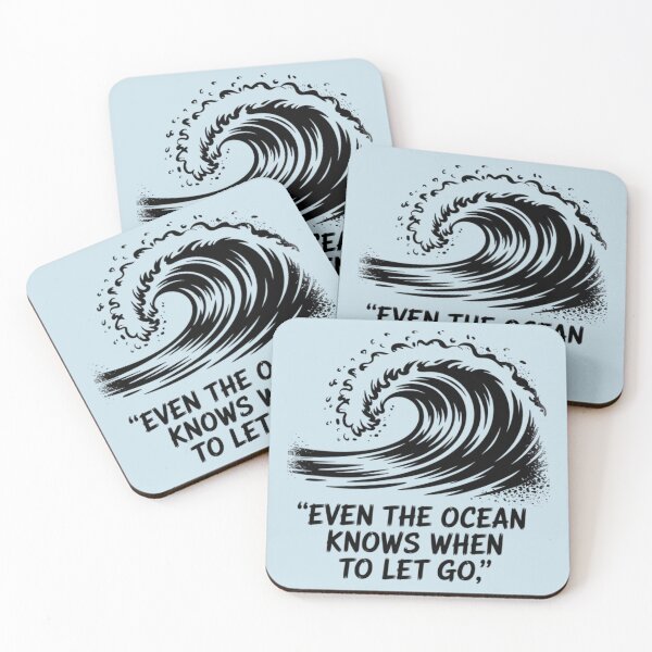 Item preview, Banksy Wave - Even the ocean knows when to let go designed and sold by 123ks.
