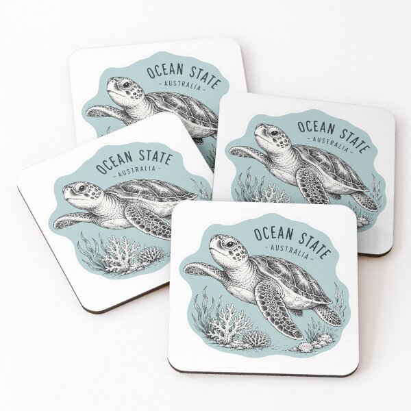 Item preview, Sea Turtle Australia Ocean State designed and sold by PamLeeDesign.