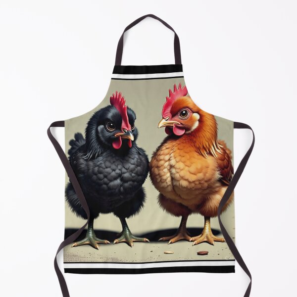 Item preview, Funny Black Australorp & Rhode Island Red Chickens  Cute Talking Hen Cartoon designed and sold by pbchan.