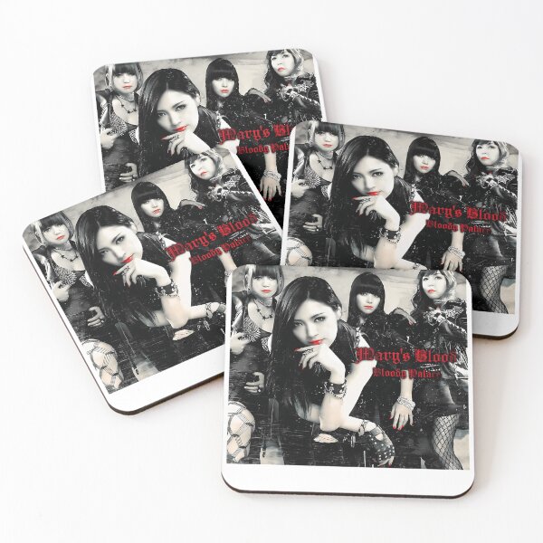 Item preview, Edgy Rock Band Members With Red Lips Makeup designed and sold by benjamindes.