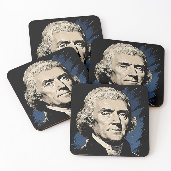 Item preview, Thomas Jefferson Patriotic Portrait T-Shirt designed and sold by DealNest.