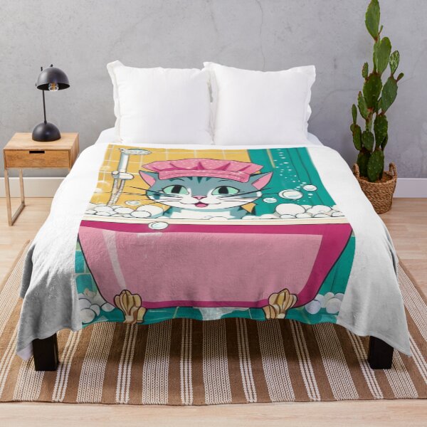 Item preview, Illustration - Relaxing Domestic Cat, Humorous Cartoon Vibe designed and sold by World-Pets.